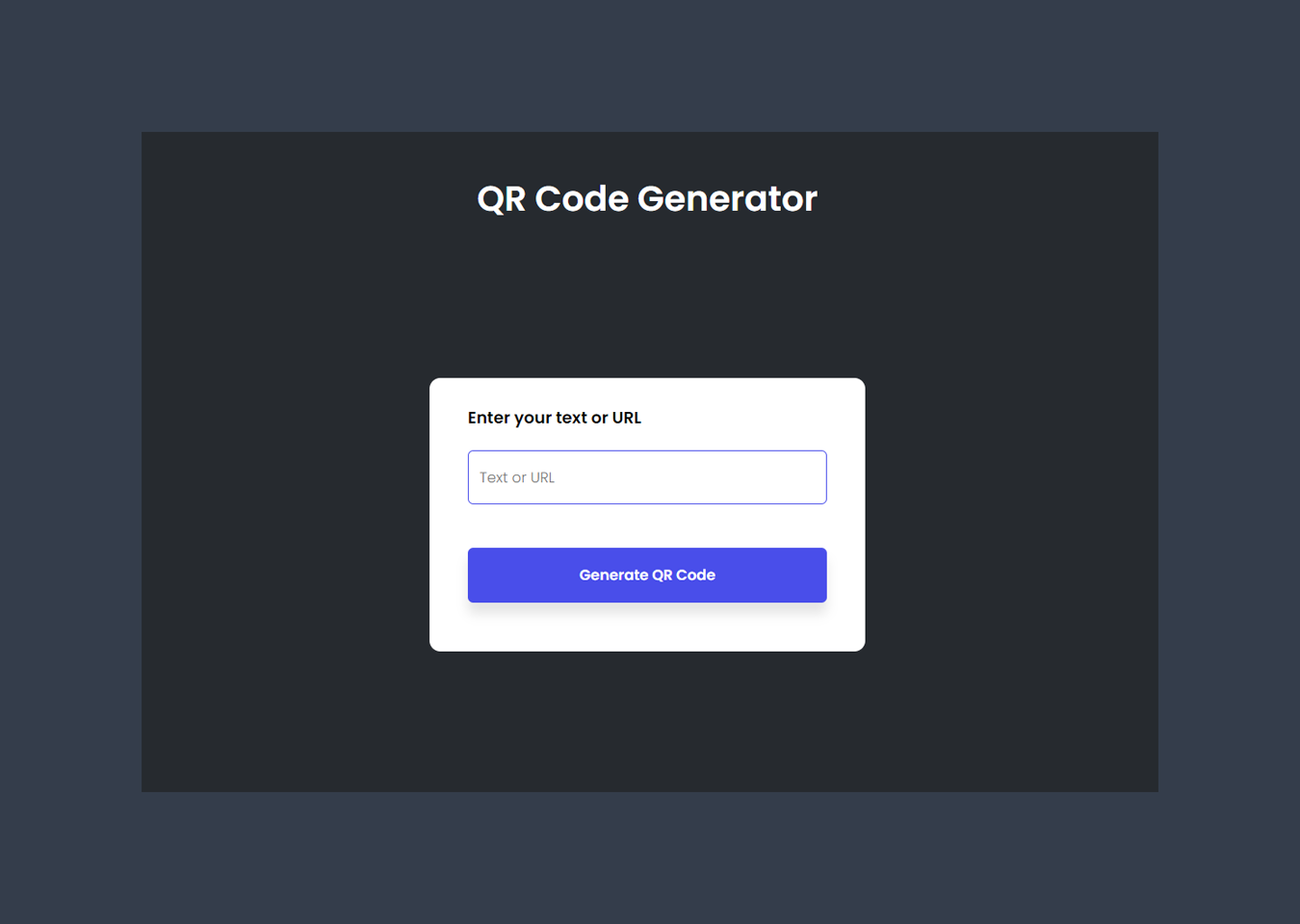 QR Code Generator